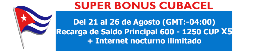 Topup Cubacel